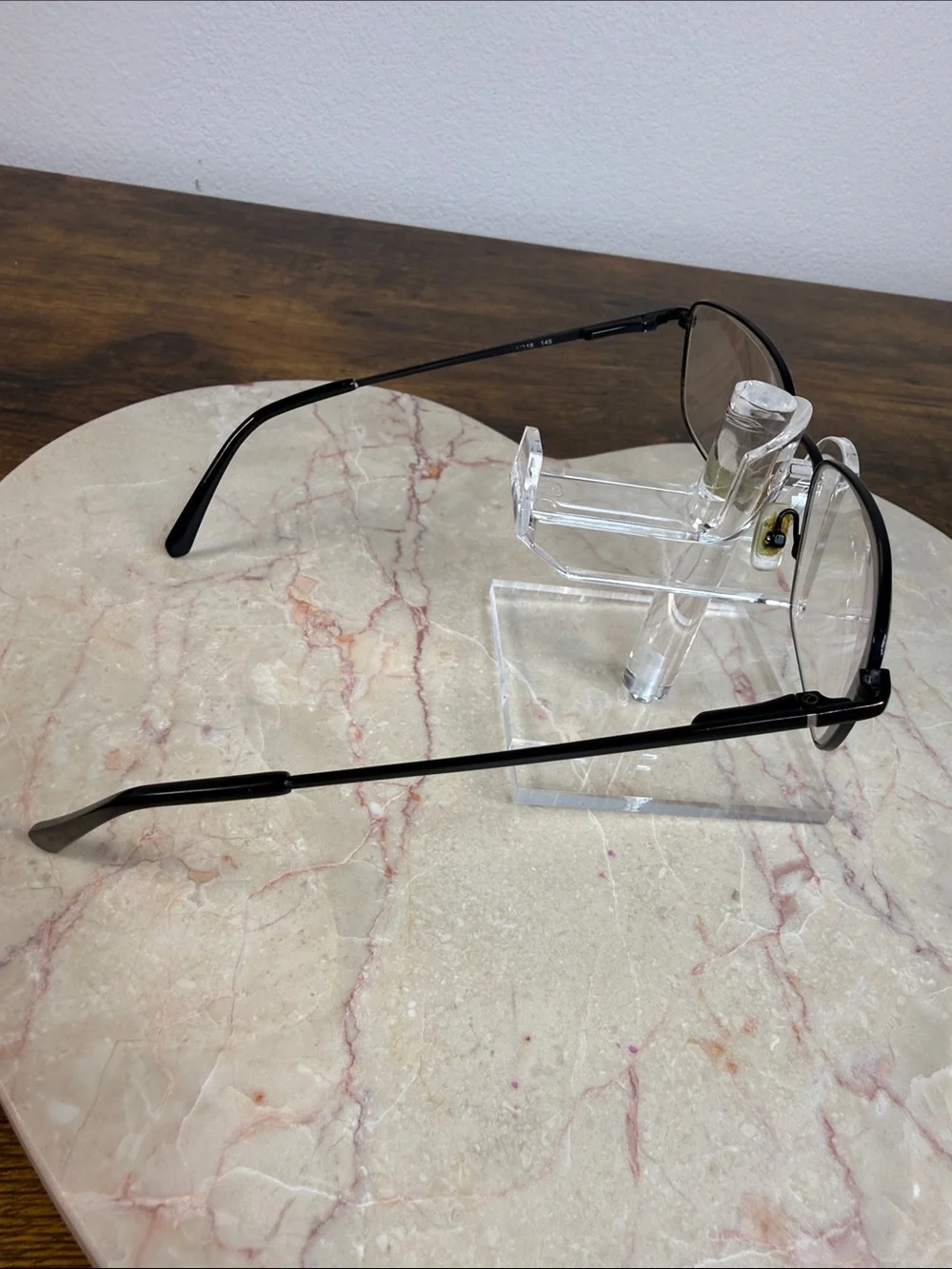 Marc Jacobs Black Metal Frame Reading Rx Glasses